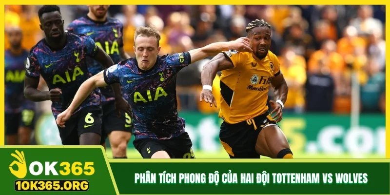 Phân tích phong độ của hai đội Tottenham vs Wolves Phân tích phong độ của hai đội Tottenham vs Wolves